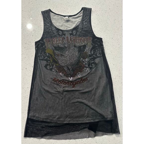 Harley Davidson Tops - Harley Davidson Ladies Tank Top Size Large